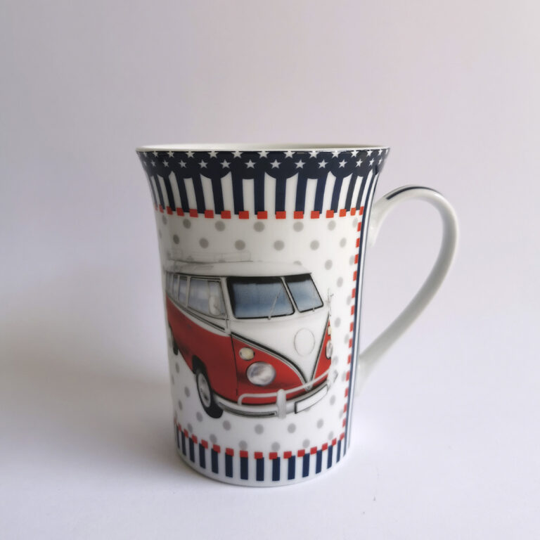 KooK Tazza Da Camper In Ceramica – Blu Navy – Perfetta Per Camperisti E Viaggiatori