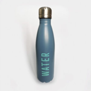 Botella de acero inoxidable "Water" azul