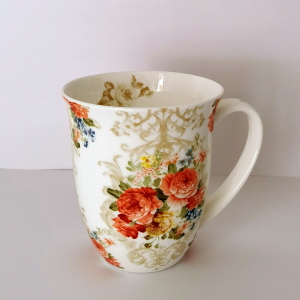 Tacita de té porcelana Sara Cream